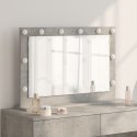 VidaXL Lustro toaletowe Szary beton Szkło 80 x 55 x 18 cm Lustro