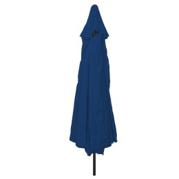 VidaXL Parasol ogrodowy ø395x245 cm Niebieski Azure