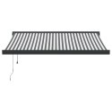  Zwijana markiza, antracytowo-biała, 3x2,5m, tkanina i aluminium