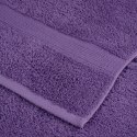  Ręczniki premium SOLUND 2 szt., fioletowe, 70x140 cm, 600 g/cm²