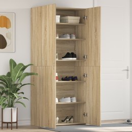  Szafka na buty Sonoma Oak 80x35,5x180 cm z drewna inżynieryjnego