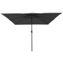 VidaXL Kwadratowy Parasol Ogrodowy 295x245 cm Antracytowy