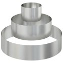  Donica metalowa Ocynkowana stal Ø 90 cm Trwała Cylindryczna