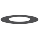 VidaXL Metalowy Pierścień Donicy Czarny Metal 70 cm średnicy