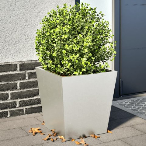VidaXL Donice ogrodowe, 2 szt., 40x40x40 cm, stal nierdzewna