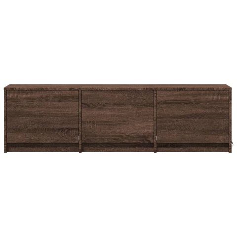 Szafka TV z LED, brązowy dąb, 140x34x40 cm Szafka TV z LED, brązowy dąb, 140x34x40 cm