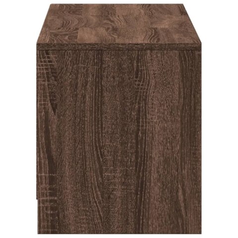 Szafka TV z LED, brązowy dąb, 140x34x40 cm Szafka TV z LED, brązowy dąb, 140x34x40 cm