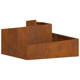 VidaXL Donica 80x80x50 cm Stal odporna na warunki atmosferyczne