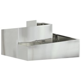 VidaXL Donica 80x80x50 cm z stali ocynkowanej