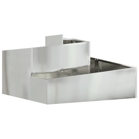 VidaXL Donica 80x80x50 cm z stali ocynkowanej