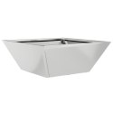 VidaXL Donica Stalowa Stal ocynkowana 40 x 40 x 15 cm Dekoracyjne elementy
