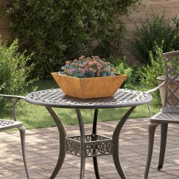 VidaXL Donice Metalowe Stal odporna na warunki atmosferyczne 40 x 40 x 15 cm