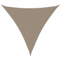 VidaXL Trójkątny żagiel ogrodowy, tkanina Oxford, 6x6x6 m, taupe