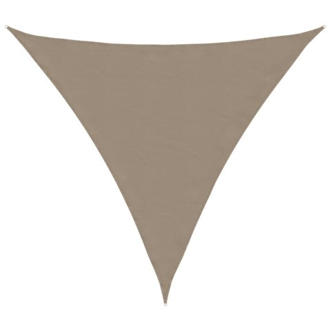 VidaXL Trójkątny żagiel ogrodowy, tkanina Oxford, 6x6x6 m, taupe VidaXL Trójkątny żagiel ogrodowy, tkanina Oxford, 6x6x6 m, taupe