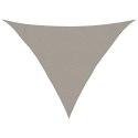 VidaXL Żagiel przeciwsłoneczny, 160 g/m², jasnoszary, 3x3x4,2 m, HDPE