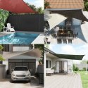 VidaXL Żagiel przeciwsłoneczny, 160 g/m², piaskowy, 4x4x4 m, HDPE