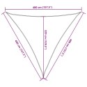 VidaXL Żagiel przeciwsłoneczny, 160 g/m², piaskowy, 4x4x4 m, HDPE