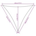 VidaXL Trójkątny żagiel ogrodowy, tkanina Oxford, 4,5x4,5x4,5 m, taupe