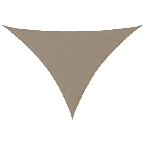 VidaXL Trójkątny żagiel ogrodowy, tkanina Oxford, 4x5x6,4 m, taupe VidaXL Trójkątny żagiel ogrodowy, tkanina Oxford, 4x5x6,4 m, taupe