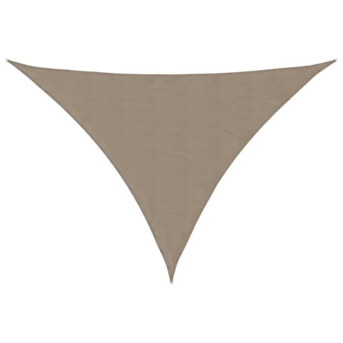 VidaXL Trójkątny żagiel ogrodowy, tkanina Oxford, 4x5x5 m, taupe VidaXL Trójkątny żagiel ogrodowy, tkanina Oxford, 4x5x5 m, taupe