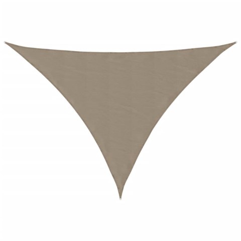 VidaXL Trójkątny żagiel ogrodowy, tkanina Oxford, 2,5x2,5x3,5 m, taupe VidaXL Trójkątny żagiel ogrodowy, tkanina Oxford, 2,5x2,5x3,5 m, taupe
