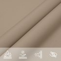 VidaXL Trójkątny żagiel ogrodowy, tkanina Oxford, 3x3x3 m, taupe