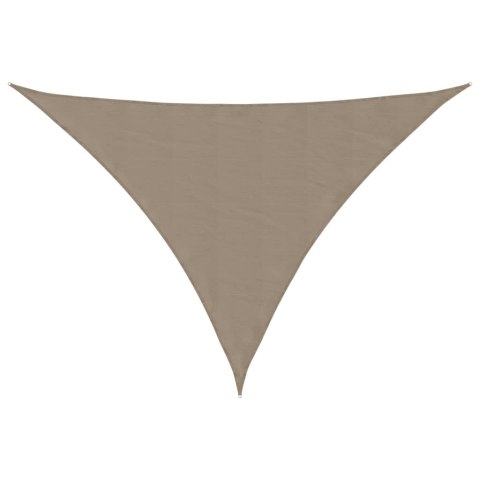 VidaXL Trójkątny żagiel ogrodowy, tkanina Oxford, 3x3x4,24m, taupe VidaXL Trójkątny żagiel ogrodowy, tkanina Oxford, 3x3x4,24m, taupe