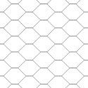 Słupki ogrodzeniowe vidaXL 11 szt. U-Channel Szary 80 cm Stal, Ogrodzenie sześciokątne vidaXL Szary 0.8x50 m Stal