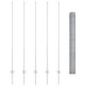 VidaXL Słupki ogrodzeniowe 10 sztuk U-Channel 150 cm Stal ocynkowana, vidaXL Ogrodzenie heksagonalne 1,5x10 m Stal ocynkowana