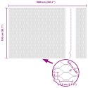 VidaXL Słupki ogrodzeniowe 10 sztuk U-Channel 150 cm Stal ocynkowana, vidaXL Ogrodzenie heksagonalne 1,5x10 m Stal ocynkowana