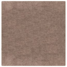 VidaXL Dywan shaggy wysoki brązowy 120x120 cm PP