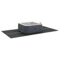 VidaXL Czarne Prostokątne Pokrycie Basenowe Plastik 420 x 220 cm