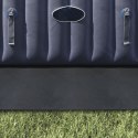 VidaXL Czarne Prostokątne Pokrycie Basenowe Plastik 420 x 220 cm