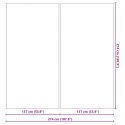 VidaXL Kwadratowe pokrycie basenowe Czarne Poliester 274 x 274 cm