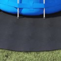 VidaXL Okrągła pokrywa basenowa Czarna Polietylen Ø 306 cm
