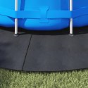 VidaXL Okrągłe Pokrycie Basenowe Czarne Plastikowe Ø 458 cm