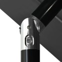 VidaXL 3-poziomowy parasol na aluminiowym słupku, antracytowy, 3,5 m