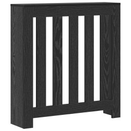 VidaXL Pokrywa grzejnika czarny dąb 78x20x82 cm drewno inżynieryjne