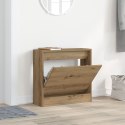 VidaXL Szafka na buty Artisan dąb 60x21x57 cm z materiału drewnopochodnego