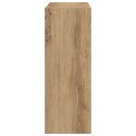 VidaXL Szafka na buty Artisan dąb 60x21x57 cm z materiału drewnopochodnego