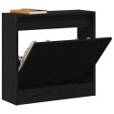 VidaXL Szafka na buty Czarny Dąb 60x21x57 cm Drewno inżynieryjne