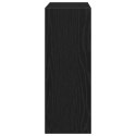 VidaXL Szafka na buty Czarny Dąb 60x21x57 cm Drewno inżynieryjne