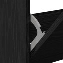 VidaXL Szafka na buty Czarny Dąb 60x21x57 cm Drewno inżynieryjne