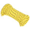  Linka żeglarska, żółta, 4 mm, 25 m, polipropylen