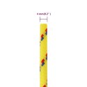  Linka żeglarska, żółta, 4 mm, 25 m, polipropylen