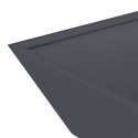 VidaXL Donica metalowa Antracyt Metal 50 x 50 x 15 cm