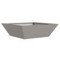 VidaXL Donica metalowa Stal zwietrzająca 50 x 50 x 15 cm Ozdobne wstawki