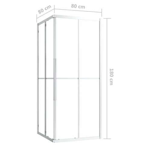 VidaXL Kabina prysznicowa, ESG, 80x80x180 cm VidaXL Kabina prysznicowa, ESG, 80x80x180 cm