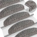 VidaXL Maty na schody 30 szt. Szare 65x21x4 cm