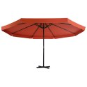 VidaXL Parasol ogrodowy z przenośną podstawą, terakota